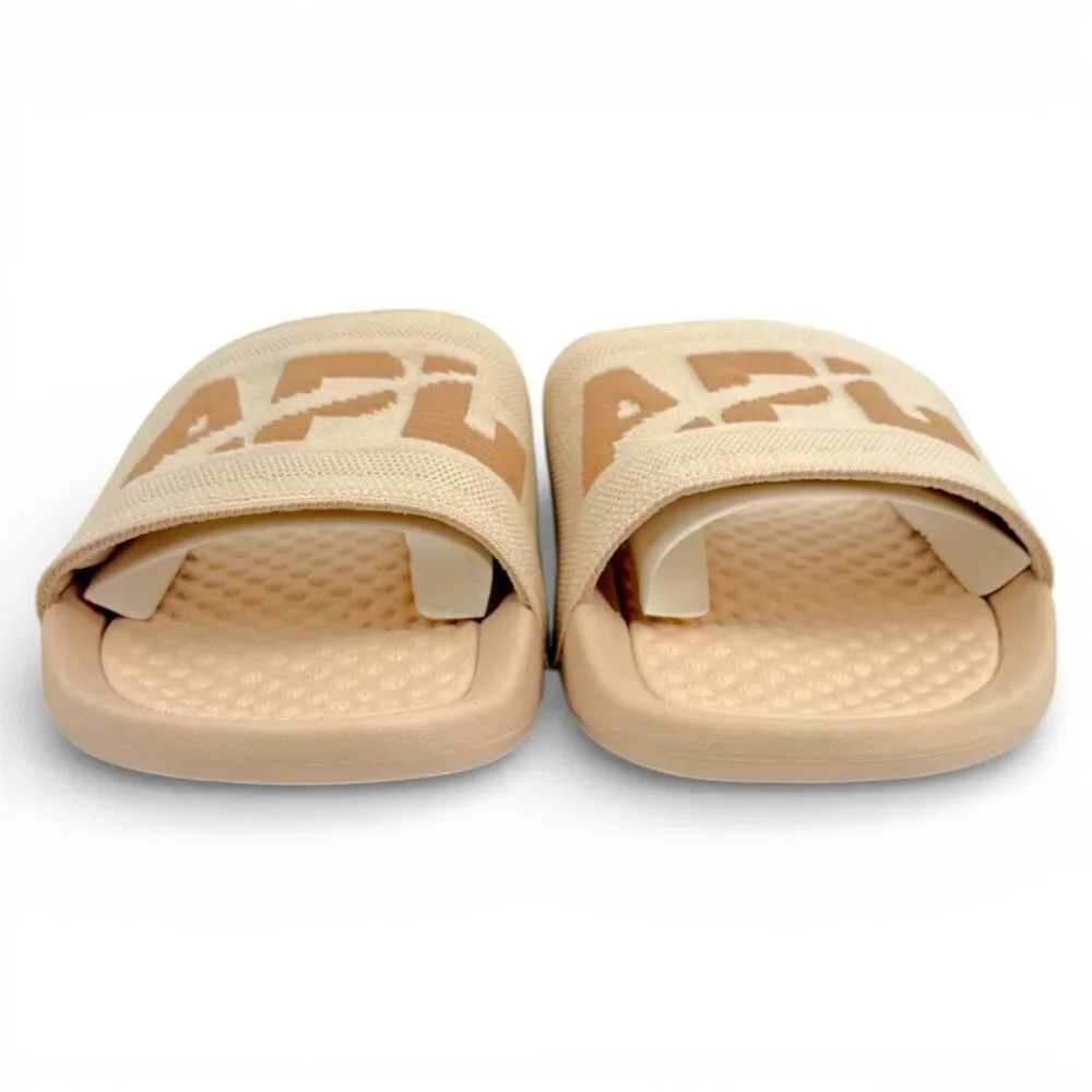 NEW APL Men's Big Logo TechLoom Slide Warm Silk/Caramel Size 8